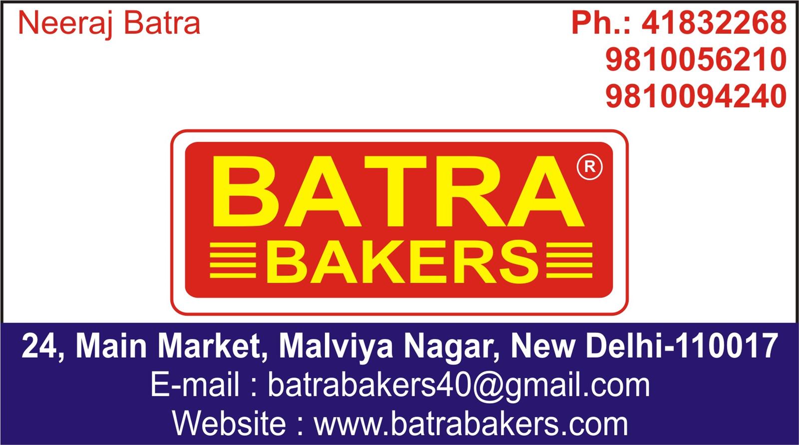 BATRA BAKERS